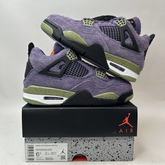 Jordan Shoes - Nike Shoes Air Jordan 4 Retro WMNS “Canyon Purple” 2023